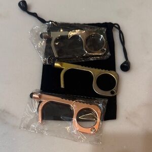Door opening tool, 3 pack, 2 new & 1 used door opening tool